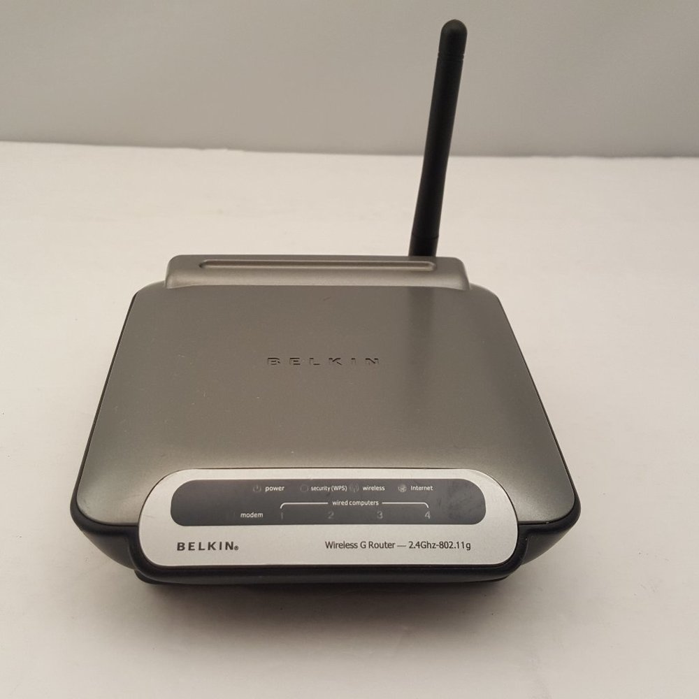BELKIN Wireless G Router w/ 4 10/100 Ethernet Ports | F5D7230-4 v8000 | USED